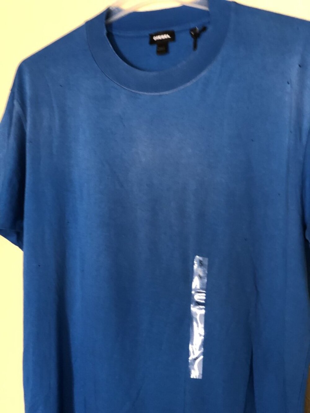 Diesel Men's T-Gila Blue Perforated Oversized T-Shirt Sz M NWT - Picture 11 of 12